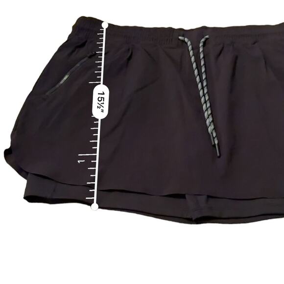 Athleta Trekkie Jupe Skort in Black Size 16 Plus NEW - Picture 10 of 10